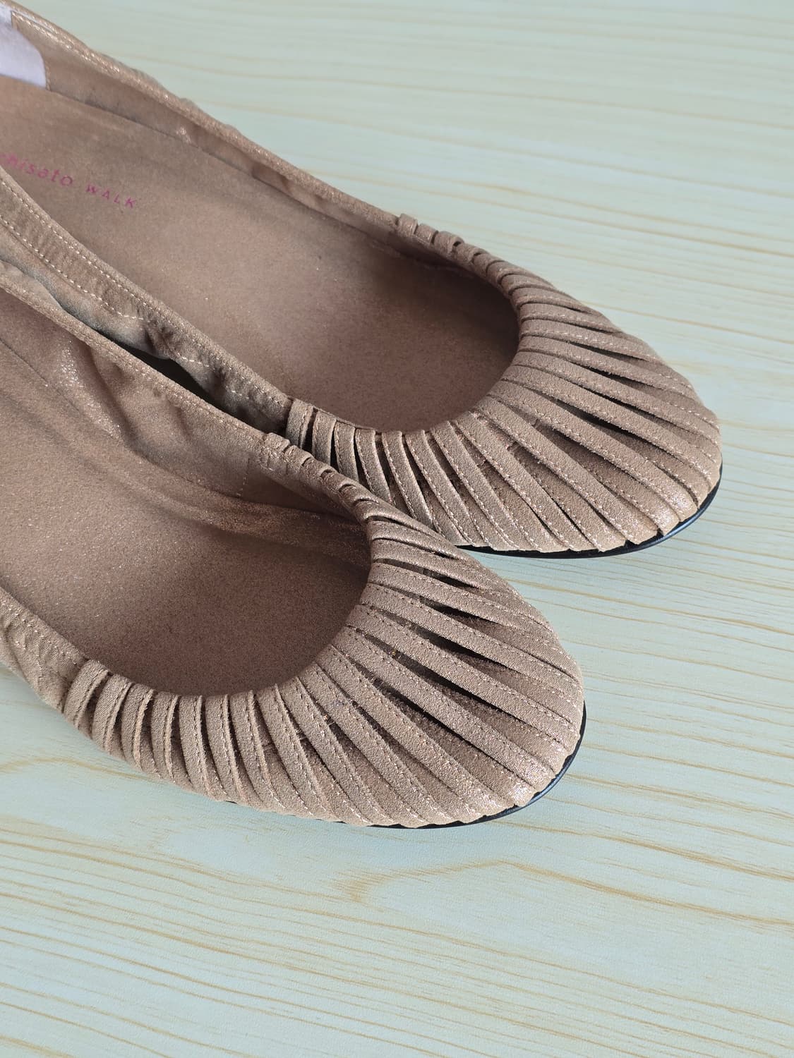 츠모리치사토 레더 웨지힐 펌프스 245 상품이미지3