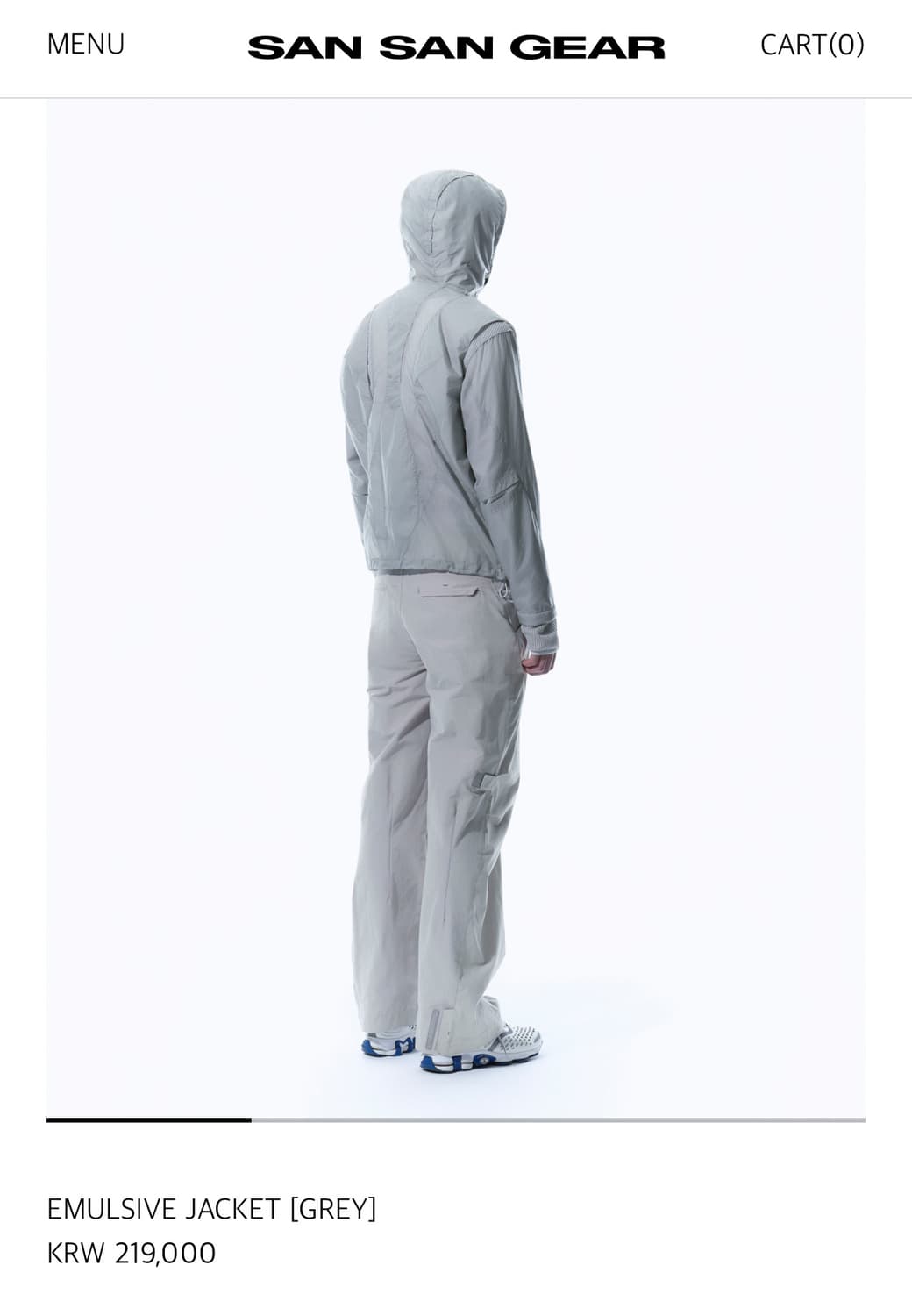 산산기어 25ss 바람막이  상품이미지3