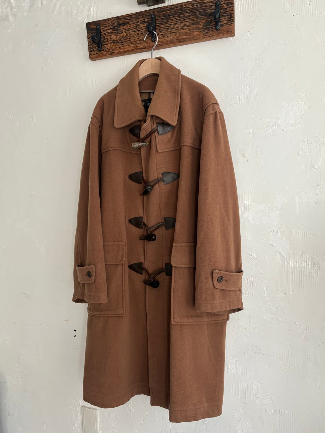 Burberry 버버리 브라운 울 더플코트 상품이미지1