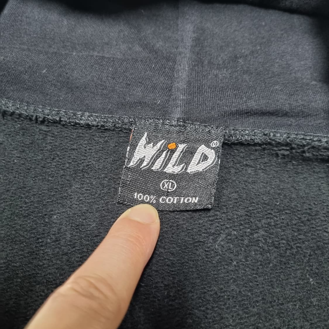 빈티지 WILD 스컬 후드 집업 - XL 상품이미지9