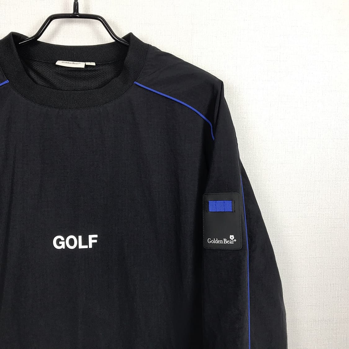 골든베어 골프 파이핑 디테일 우븐 스웨트셔츠 남성S (95) 상품이미지4