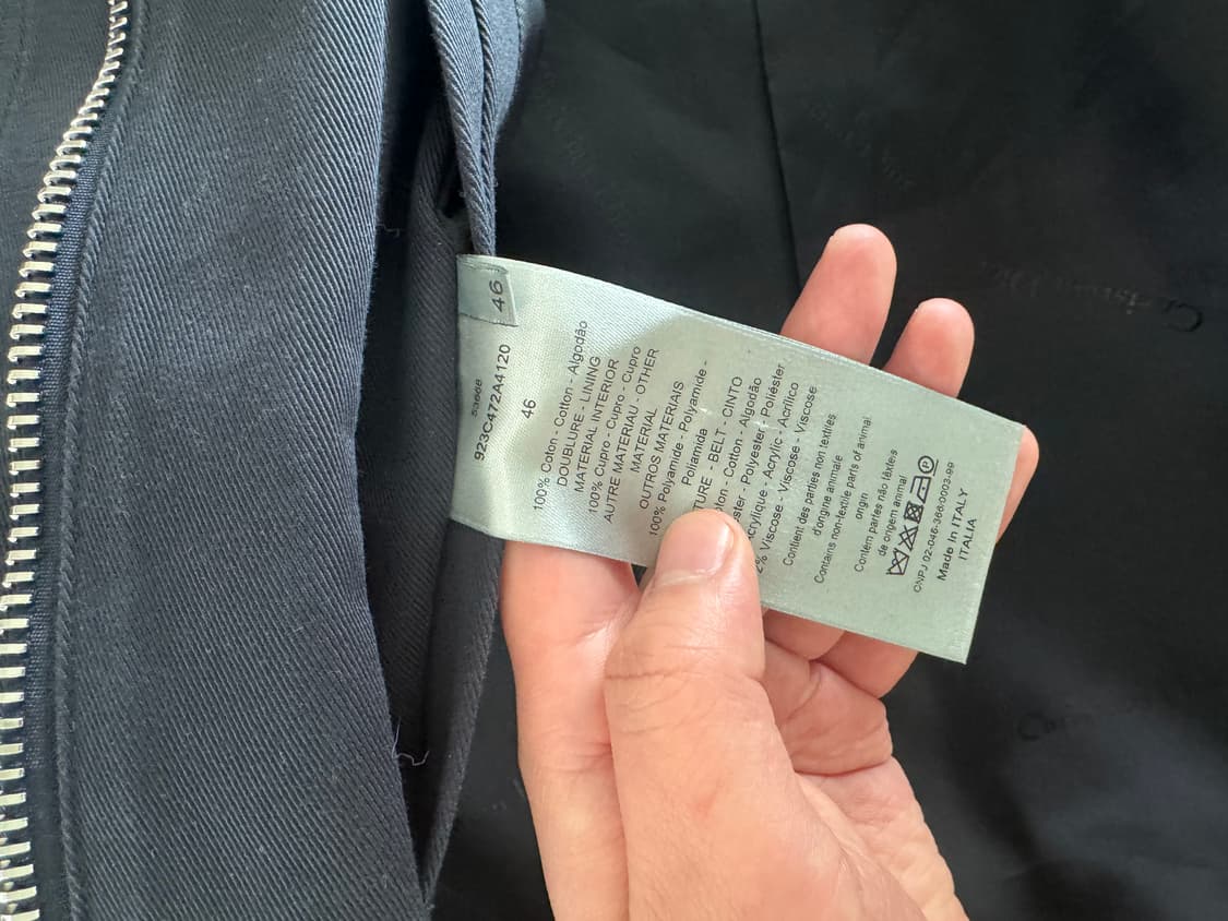 디올 킴존스 오블리크 벨티드 자켓 상품이미지3