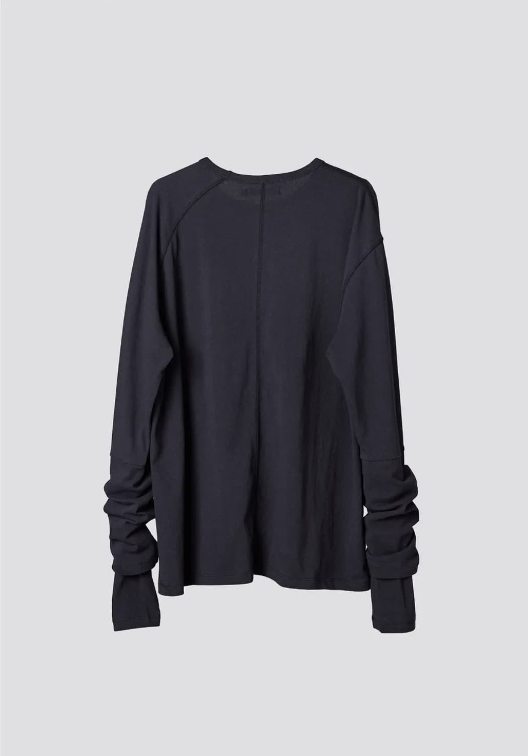 해칭룸 더블 슬리브티 블루 차콜 상품이미지2