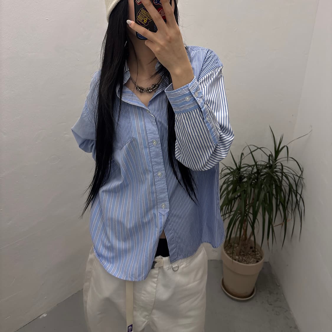 BEAMS BOY Cotton Crazy BD Shirt 상품이미지2