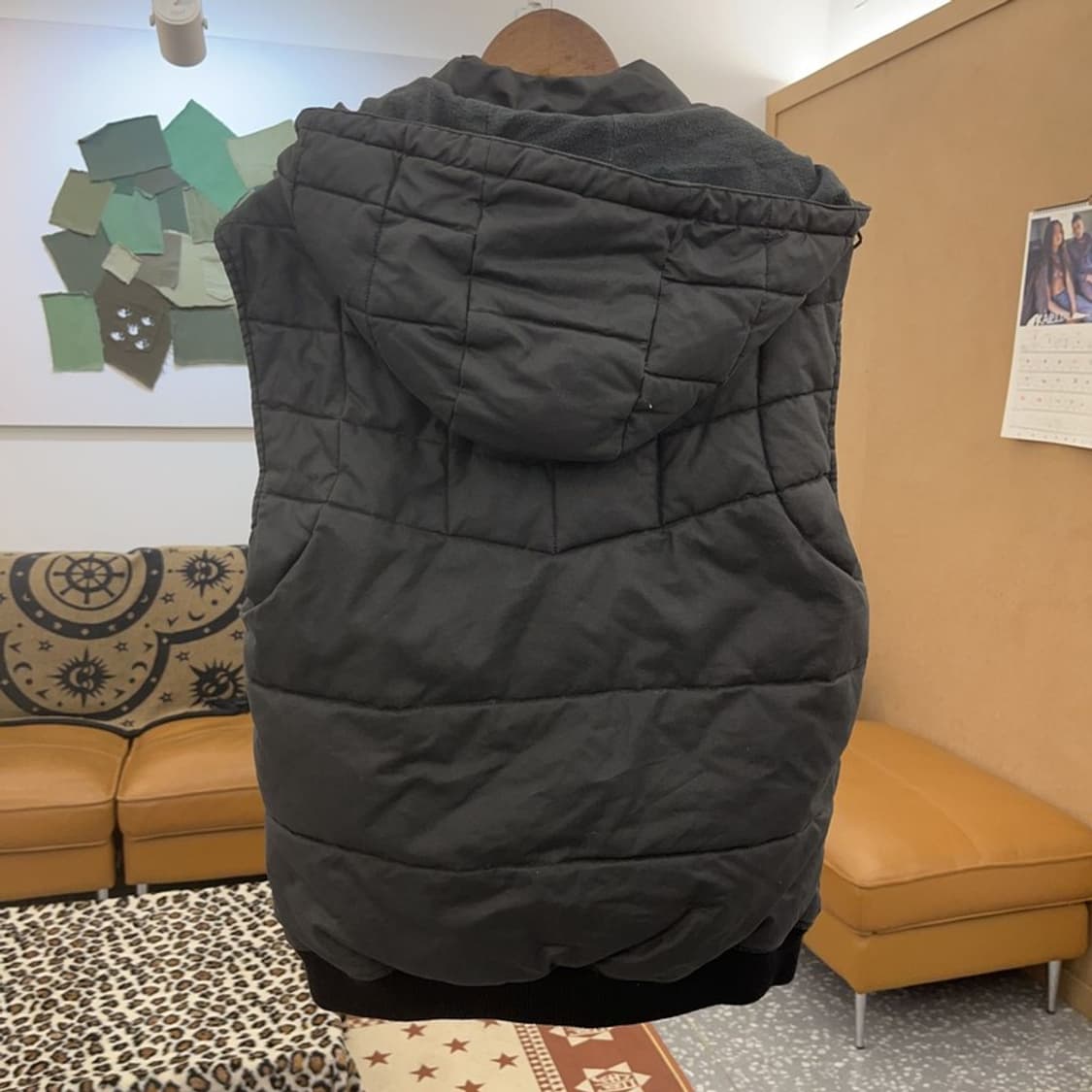 아르마니 익스체인지 락시크 코팅 후드 패딩조끼 L C09011 상품이미지4