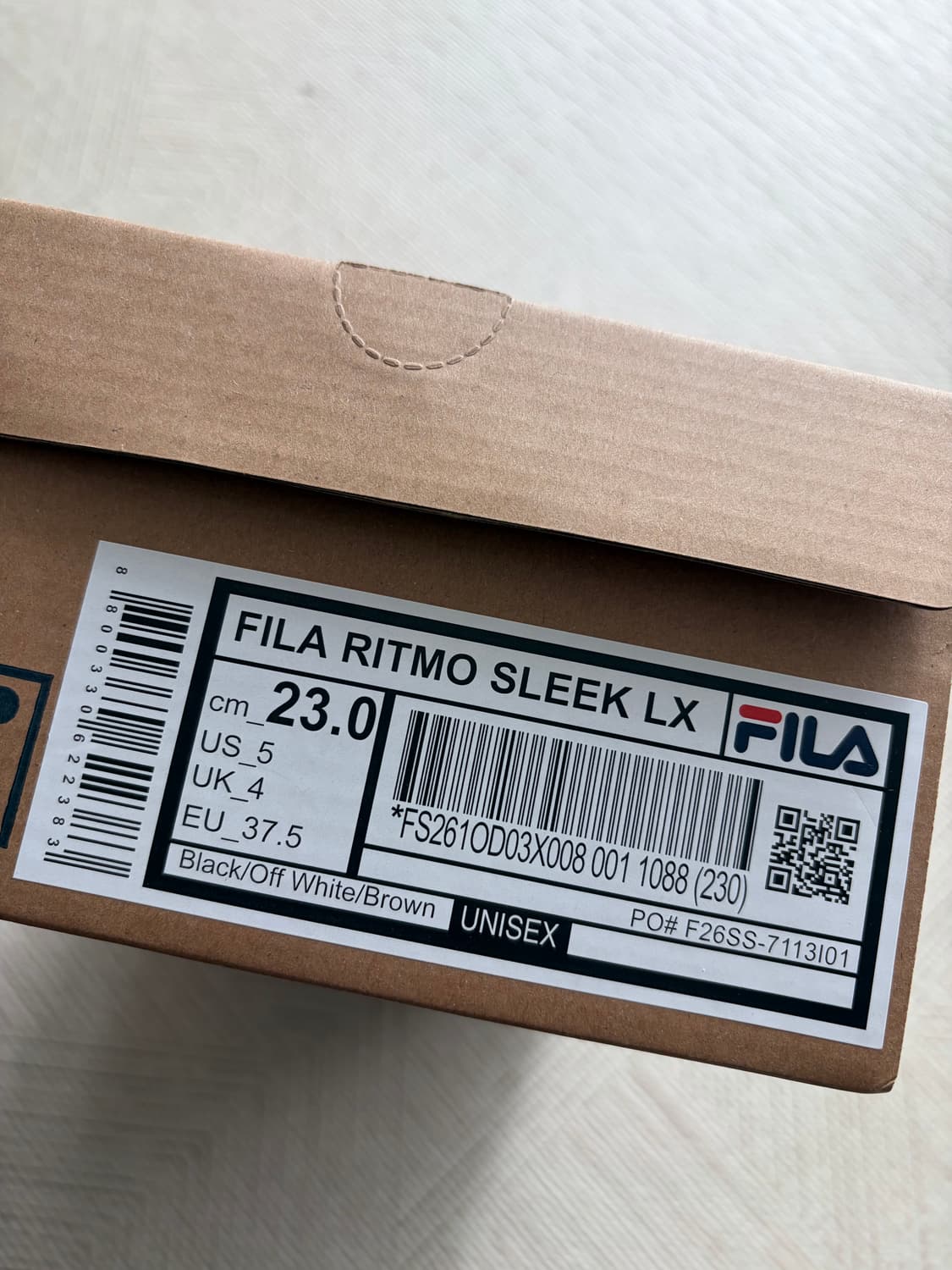 휠라 리트모 슬릭 lx 블랙 거의 새것 상품이미지5