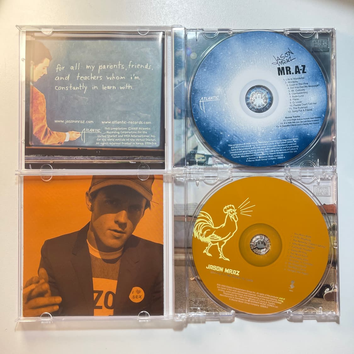 제이슨 므라즈 1집 2집 3집 리미티드 앨범 음반 CD 세트 상품이미지3