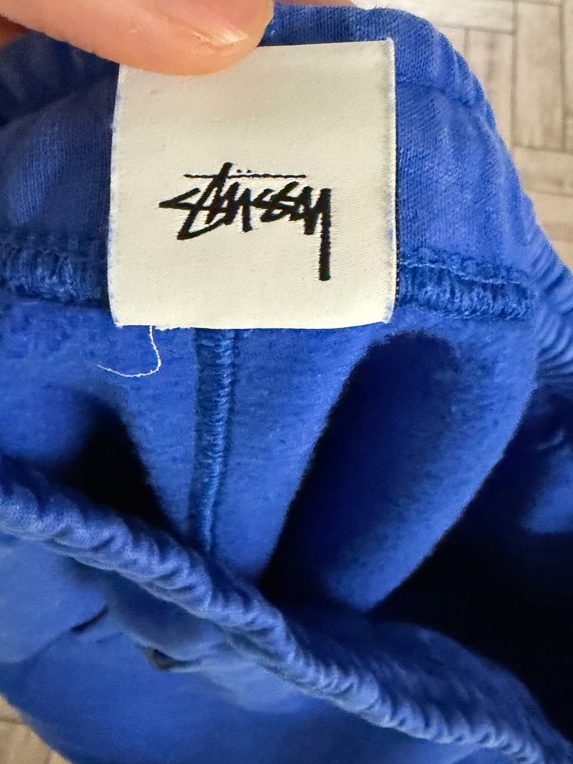 나이키 x 스투시 NRG 에시드 워시드 플리스 팬츠 게임 로얄 L 판매 상품이미지4