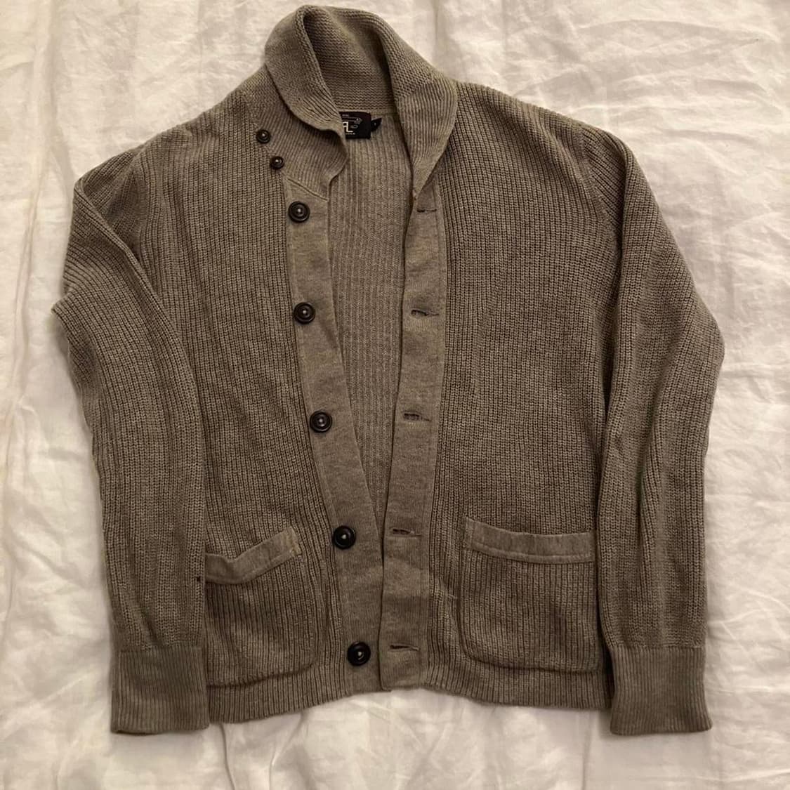 RRL 더블알엘 숄칼라 버튼 니트 가디건 상품이미지1