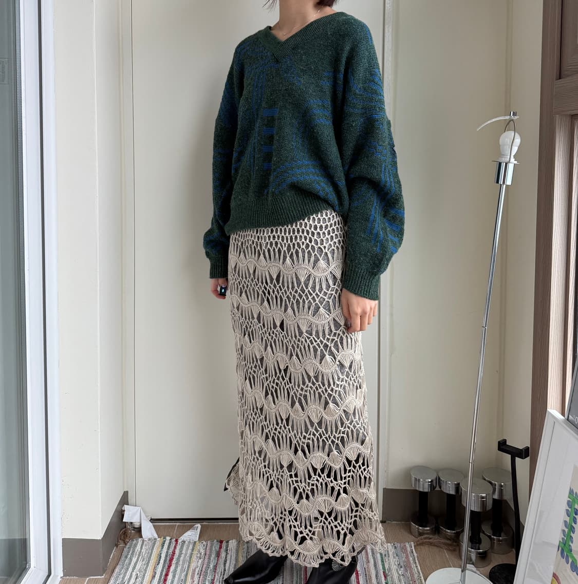 빈티지 크로셰 스커트 상품이미지1