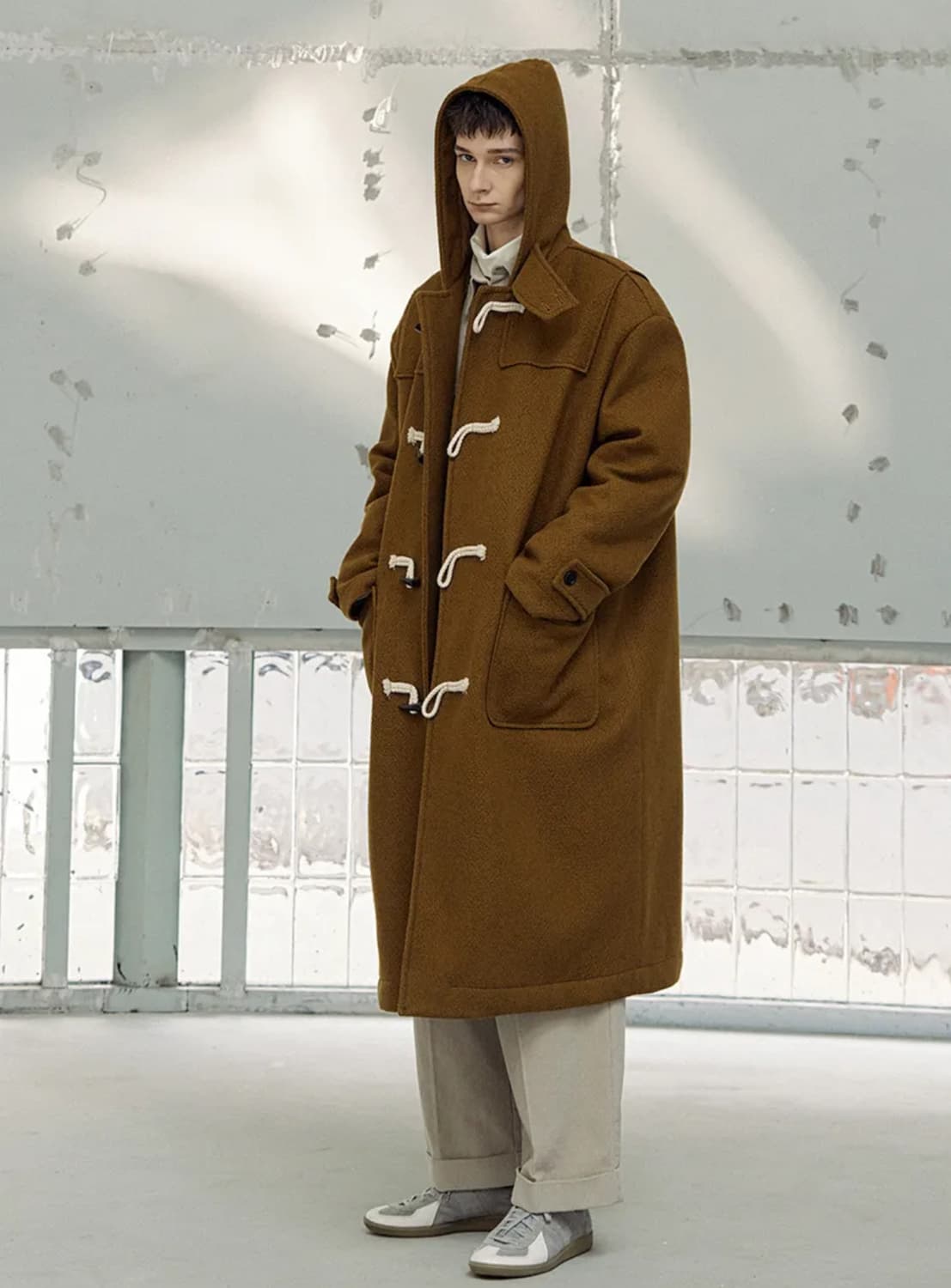 어널러코드 오버핏 더플코트 상품이미지2