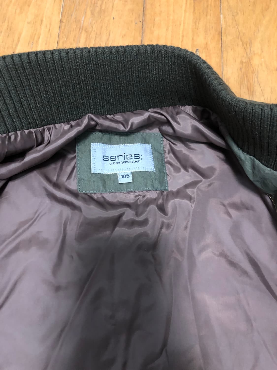 시리즈 퀄팅 시보리넥 카키 베스트 조끼 105 상품이미지6