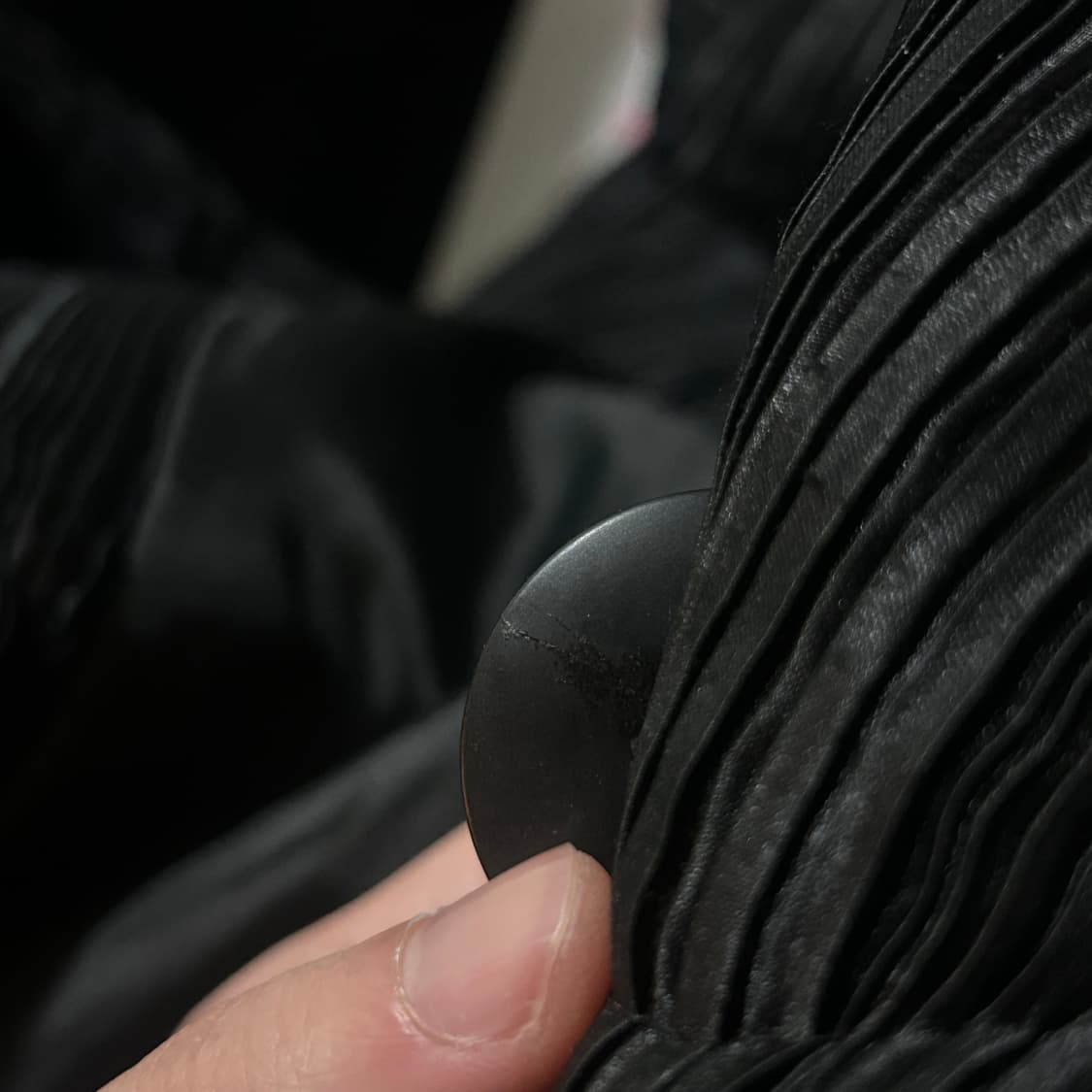 ISSEY MIYAKE 94aw 블랙 다운 점퍼 코트 재킷 패딩 상품이미지9