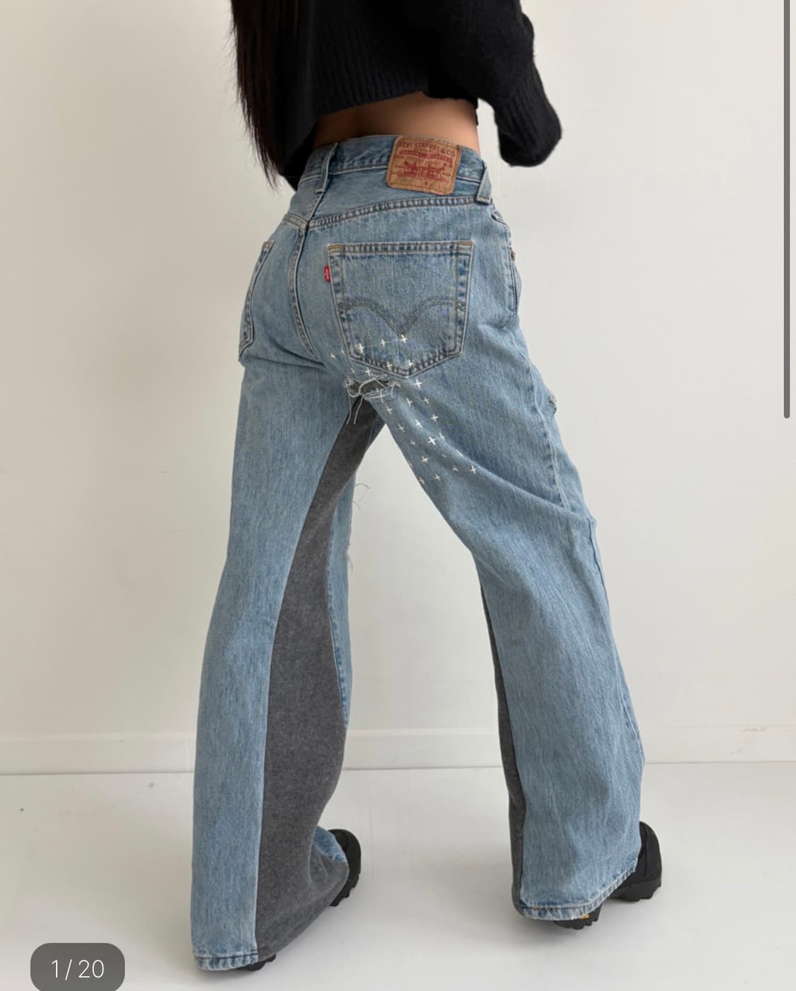 Prin 리바이스 업사이클 데님 팬츠 상품이미지2