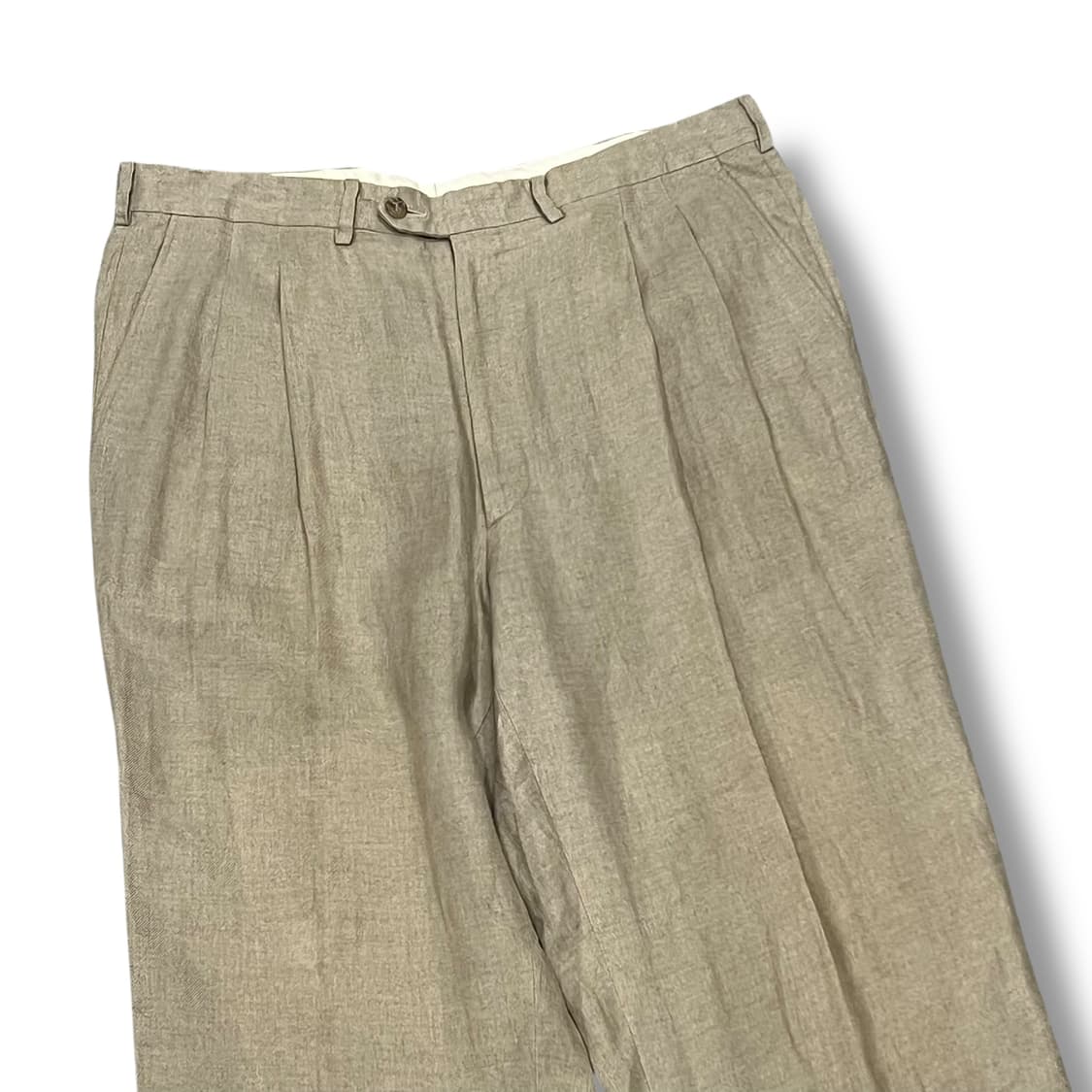 펜디 베이지 핀턱 슬랙스 s08680 상품이미지4