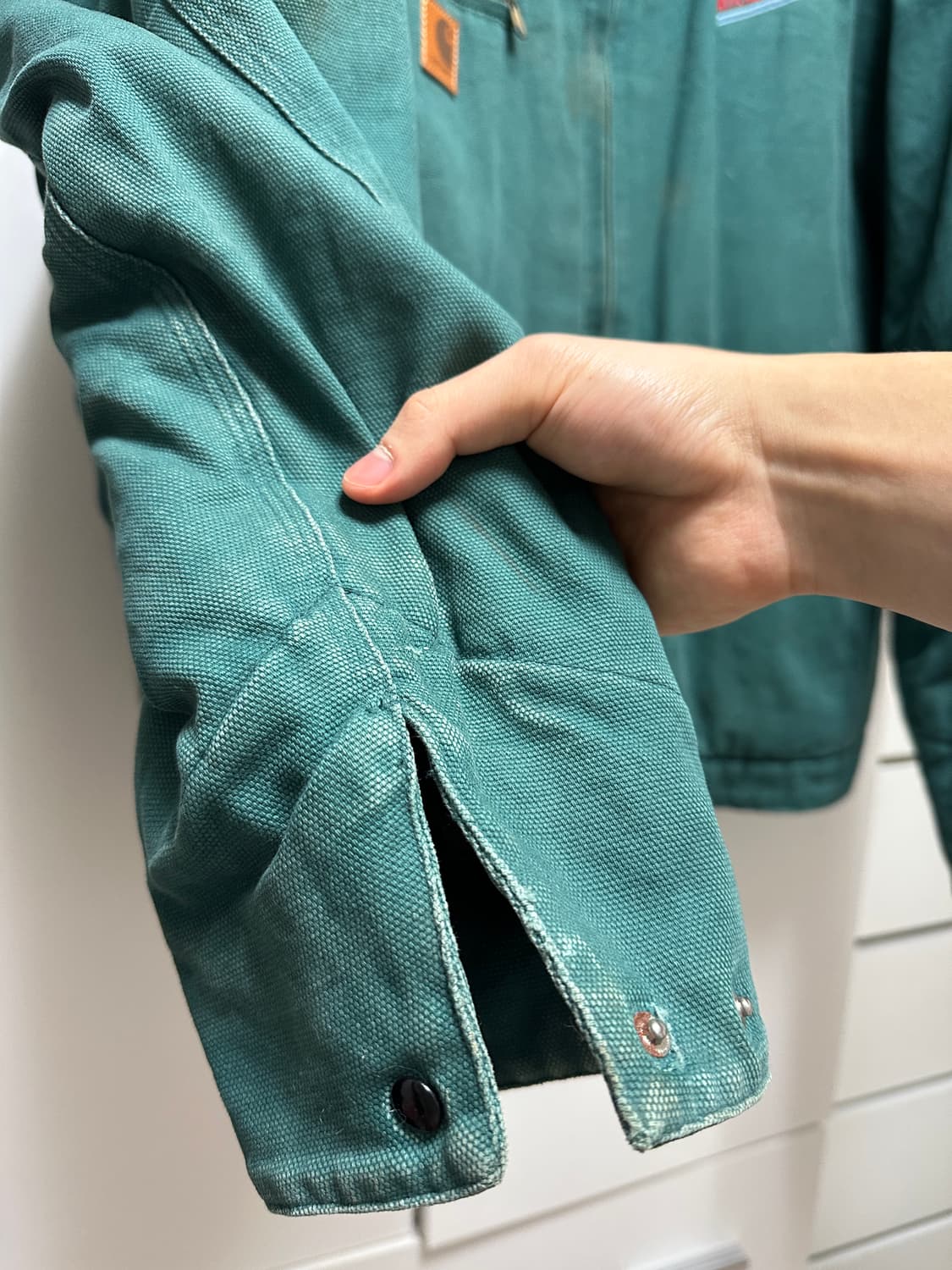 칼하트 워크자켓 다크그린 상품이미지4