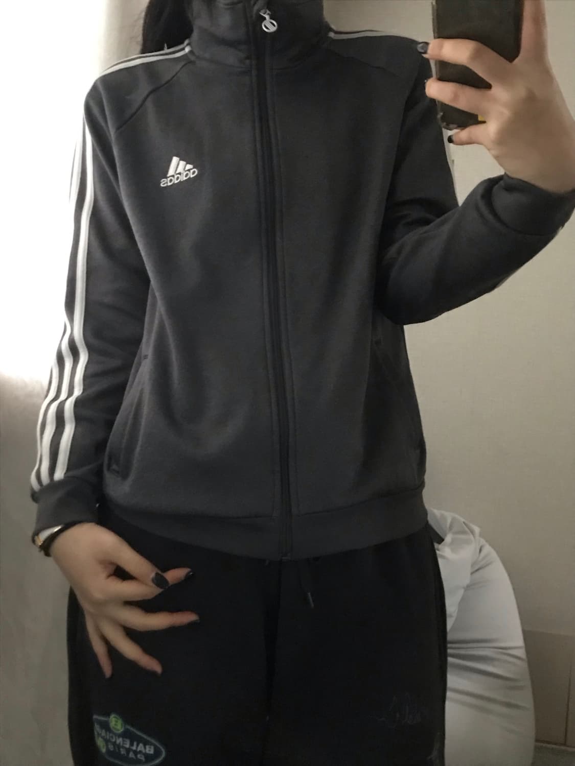 아디다스 그레이 빅로고 져지 상품이미지3