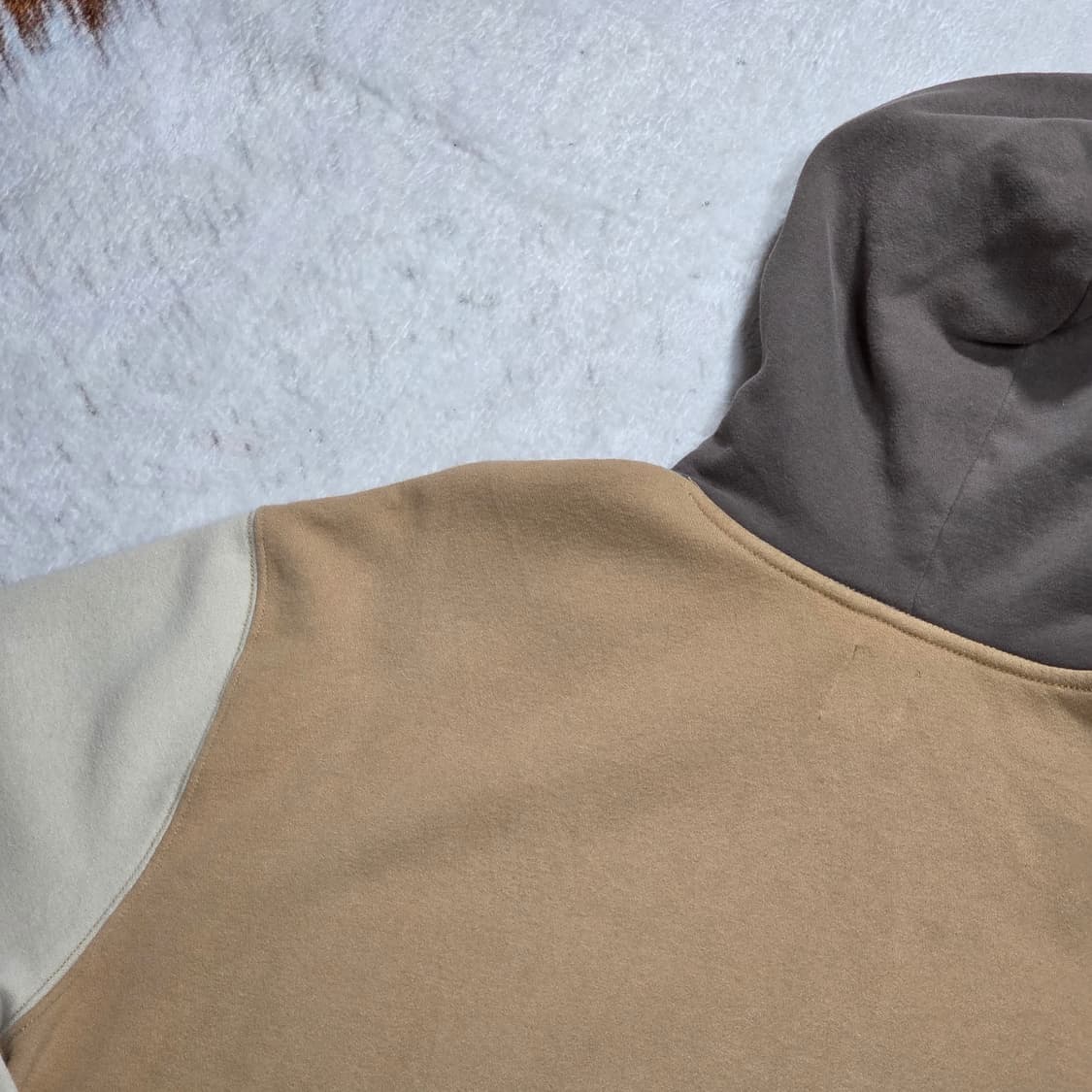 GAP 배색 브라운 후드티 상품이미지5