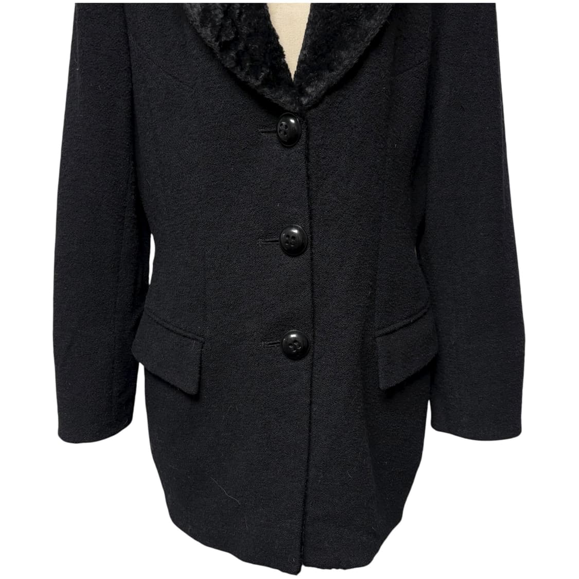 3690 크리스찬디올 블랙 블레이져 퍼카라 울자켓 상품이미지3