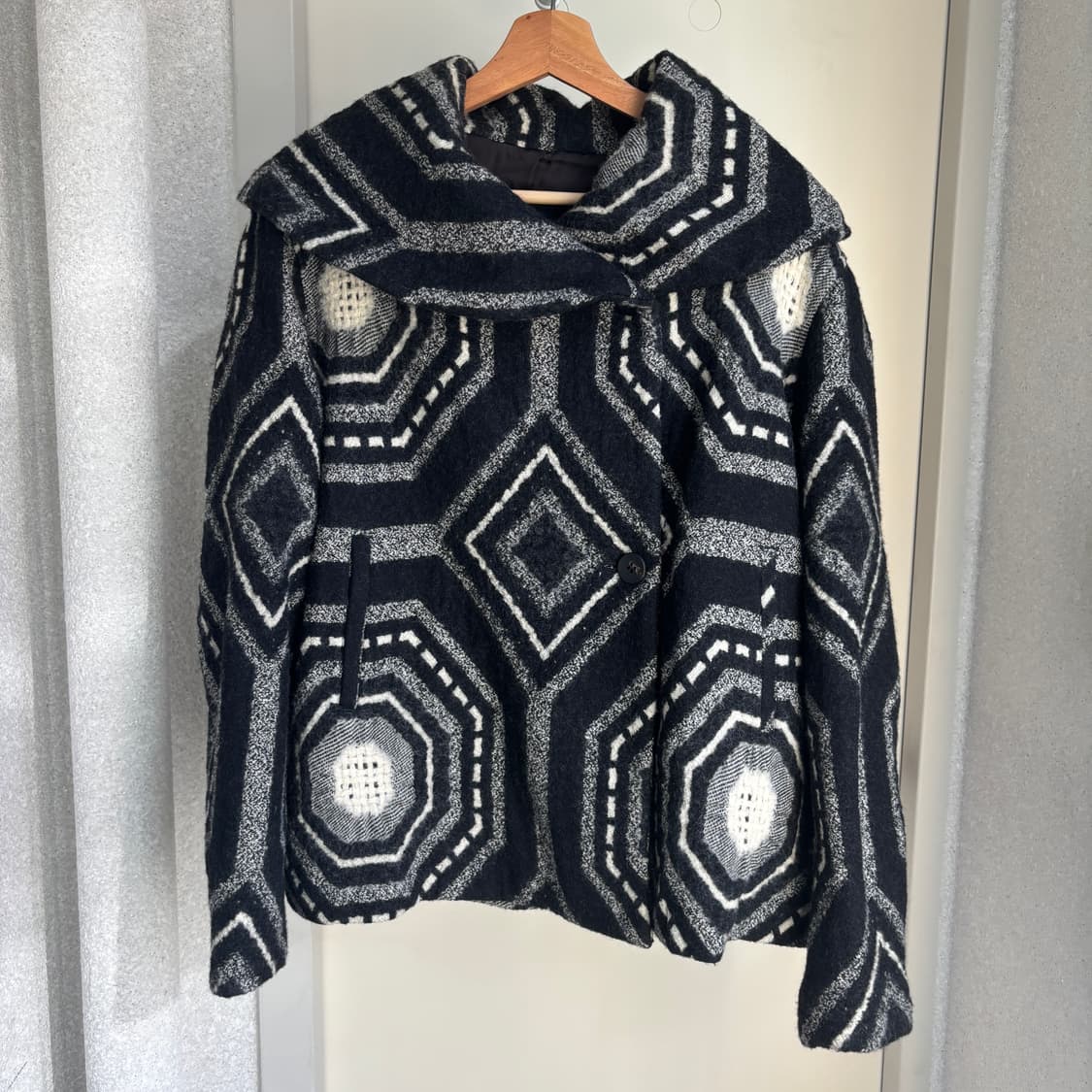 빈티지 패턴 코트 상품이미지2