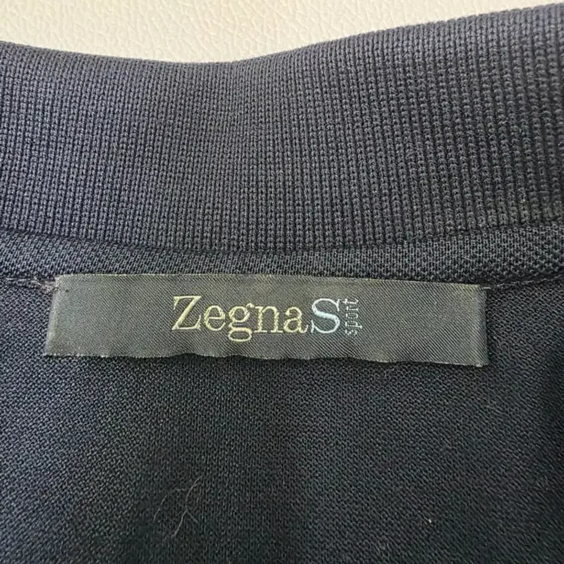 제냐스포츠 네이비 반팔 카라티 S (A 상품이미지5