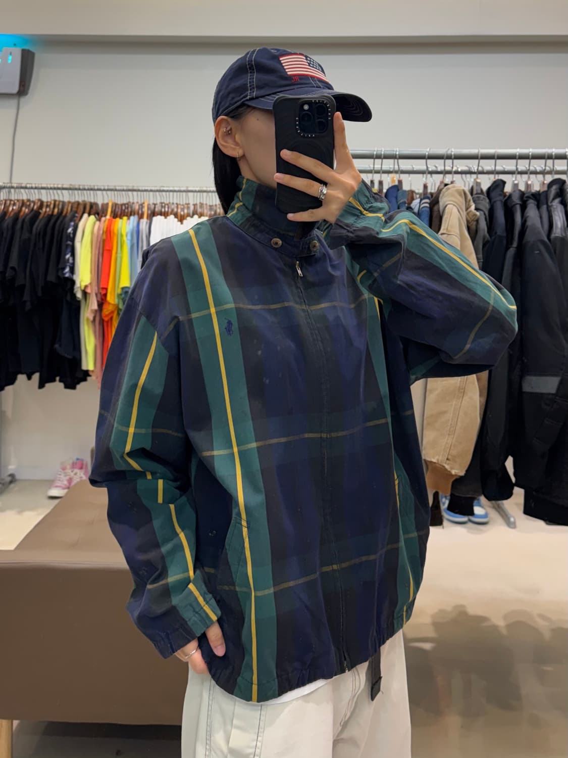 폴로 랄프로렌 체크 스윙탑 자켓 상품이미지6