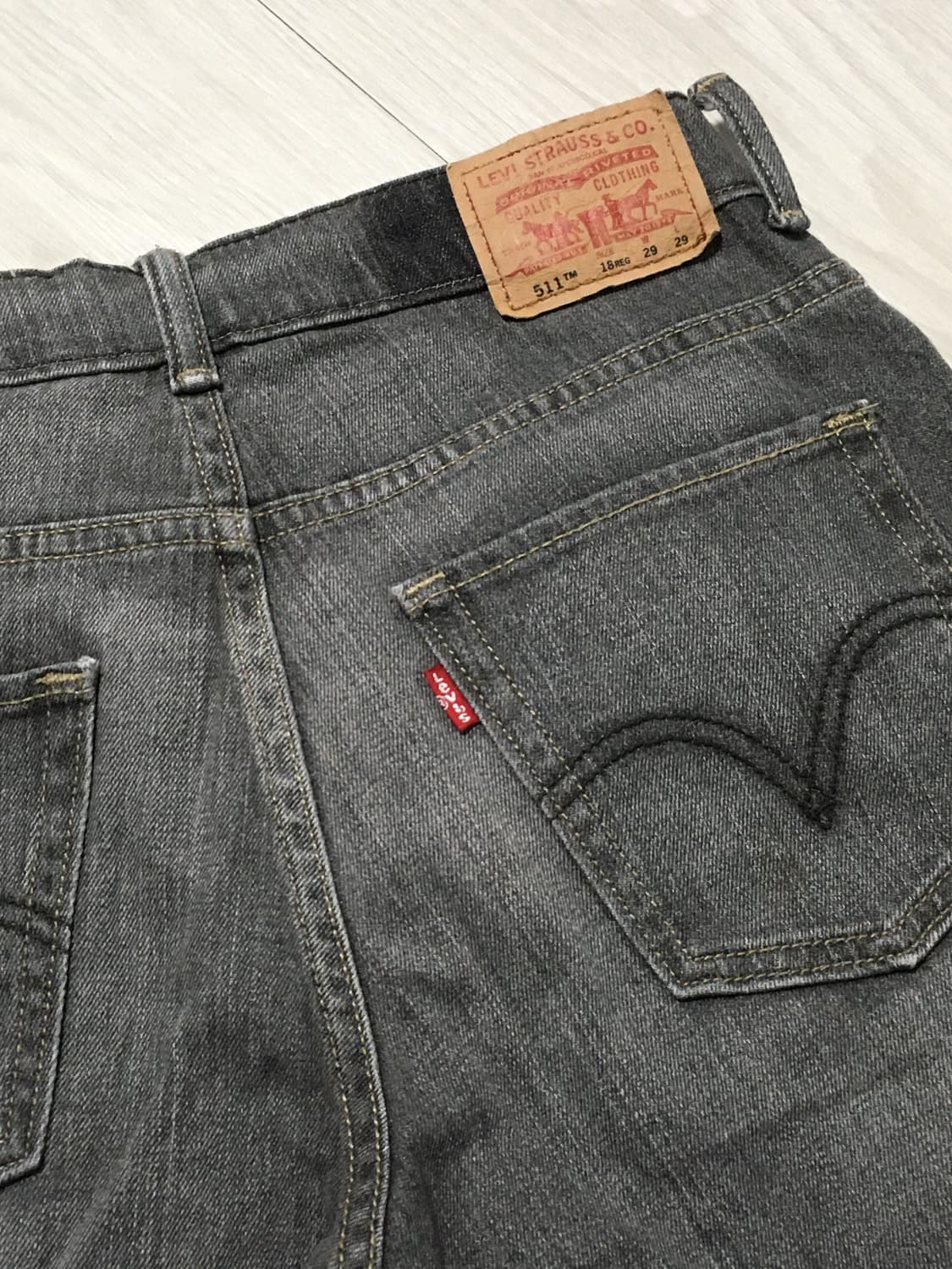 리바이스 Levi's 511 그레이 데님 상품이미지4