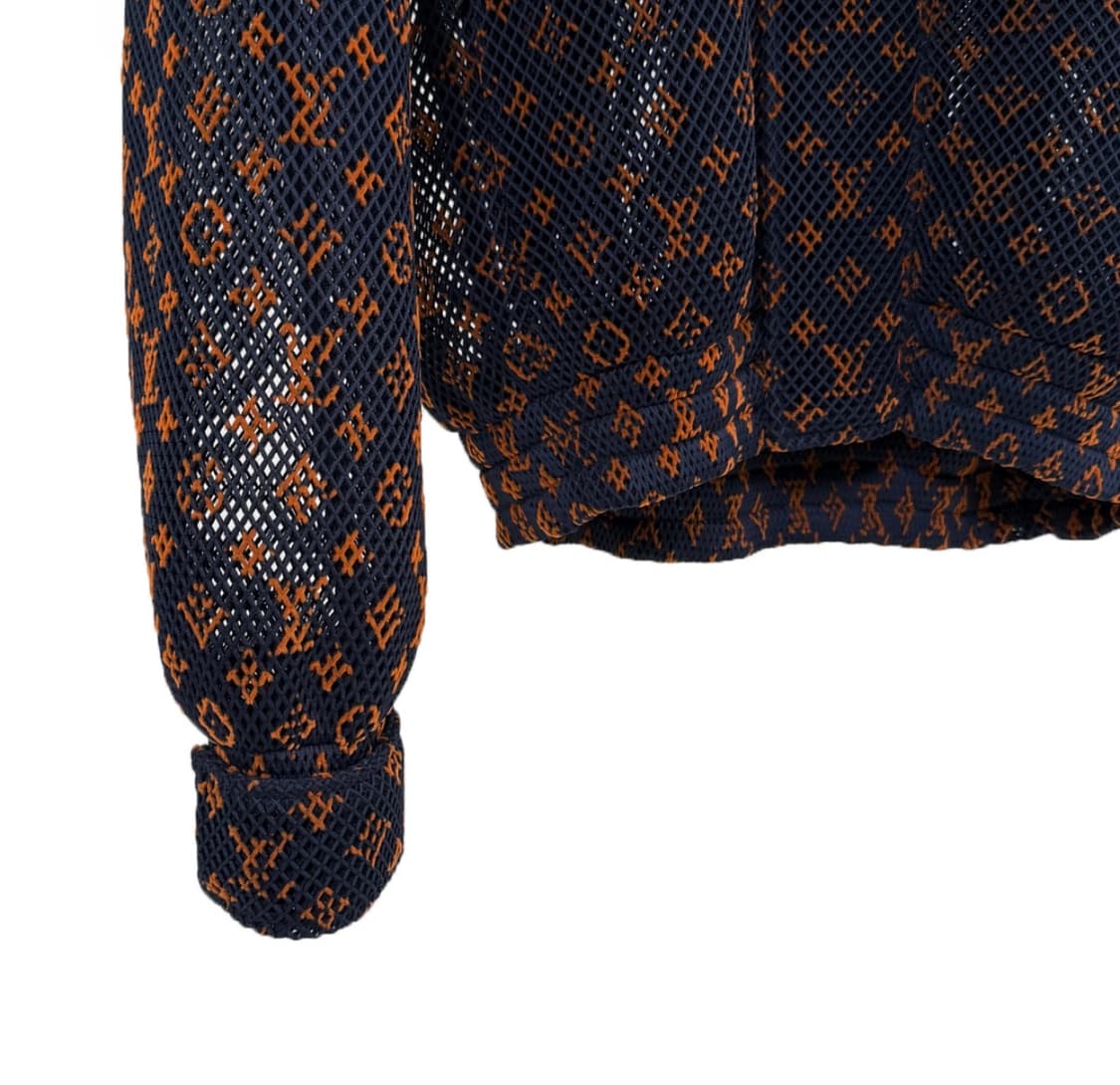 [46] 루이비통 남성 그라디언트 모노그램 메쉬 후드 블루종 자켓 오렌지 상품이미지5