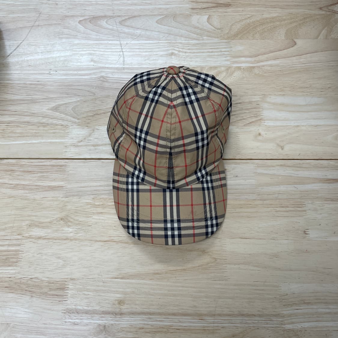 버버리 체크 볼캡 F 상품이미지1