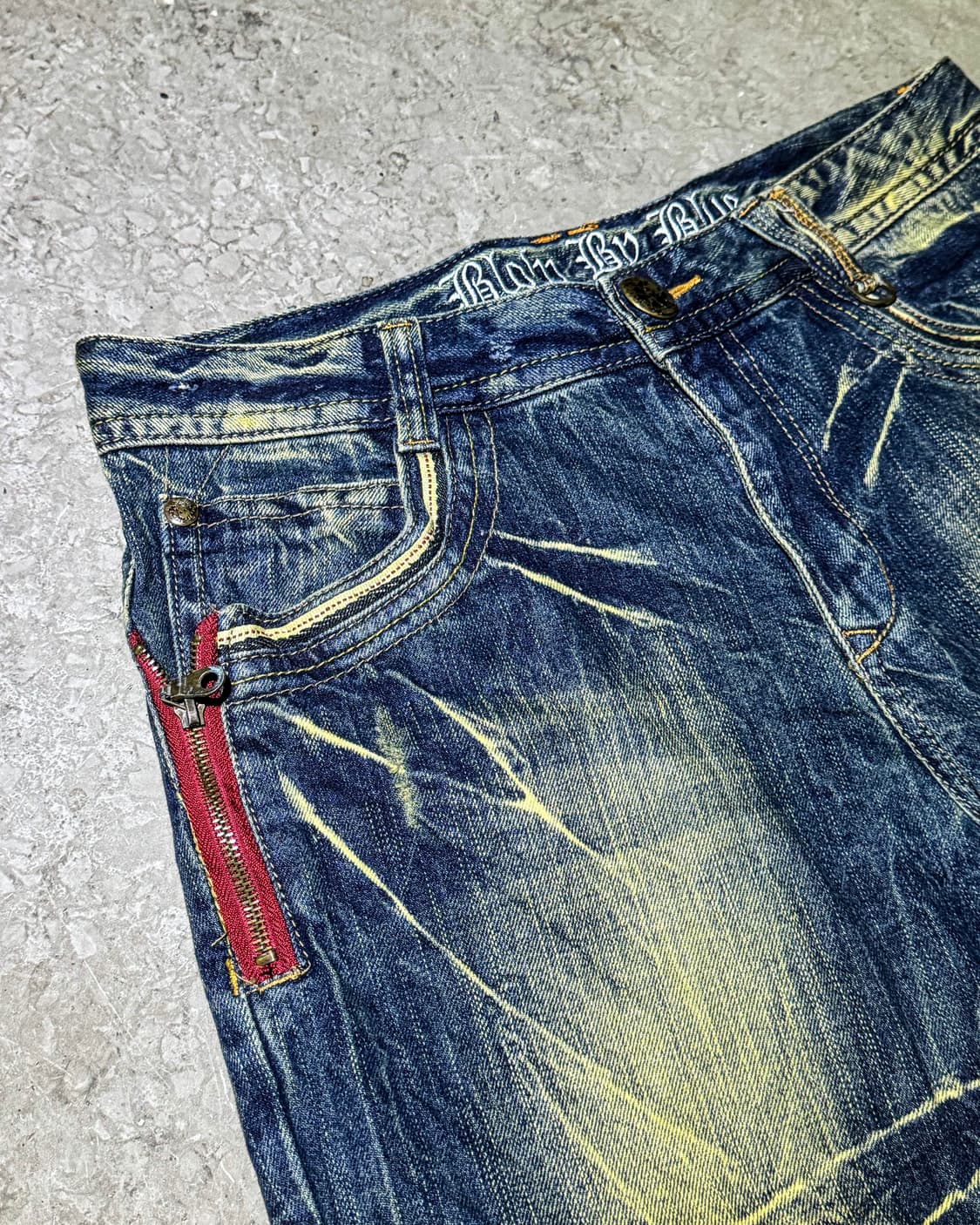 Blow By Blue – Vintage Zip Detail Straig 상품이미지4