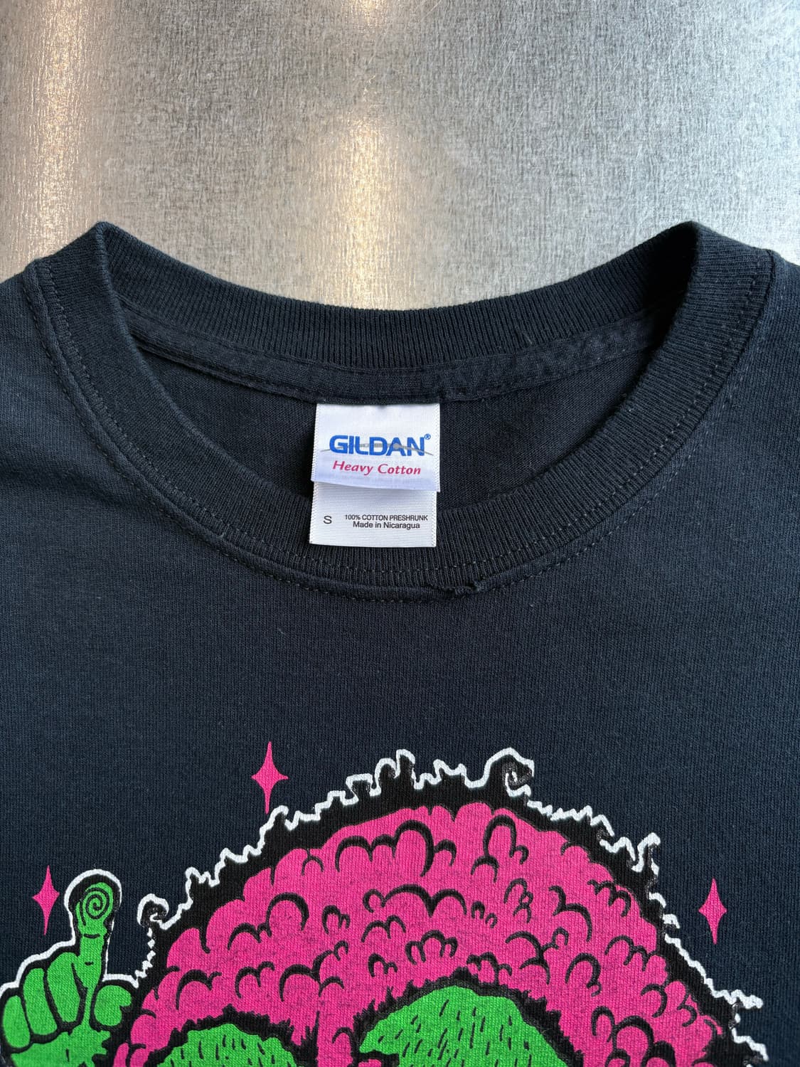 gildan 랫 핑크 부틀렉 티셔츠 상품이미지4