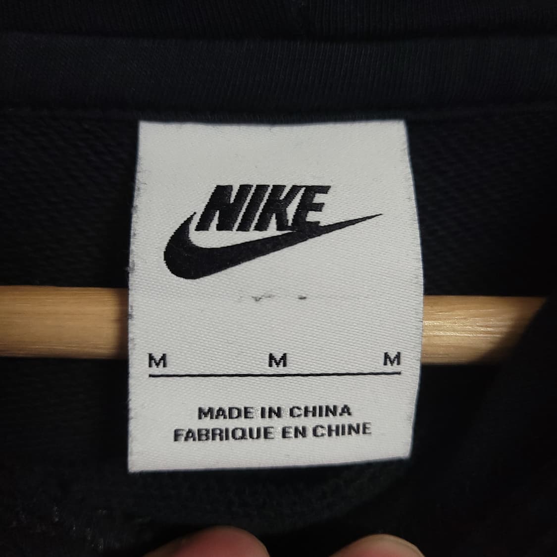 (M) NIKE 나이키 여성 블랙 후드셔츠 티셔츠 상품이미지2