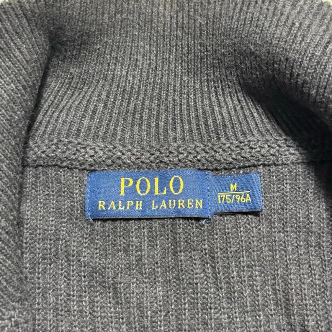폴로랄프로렌 블랙 포니 챠콜 니트 집업 상품이미지4