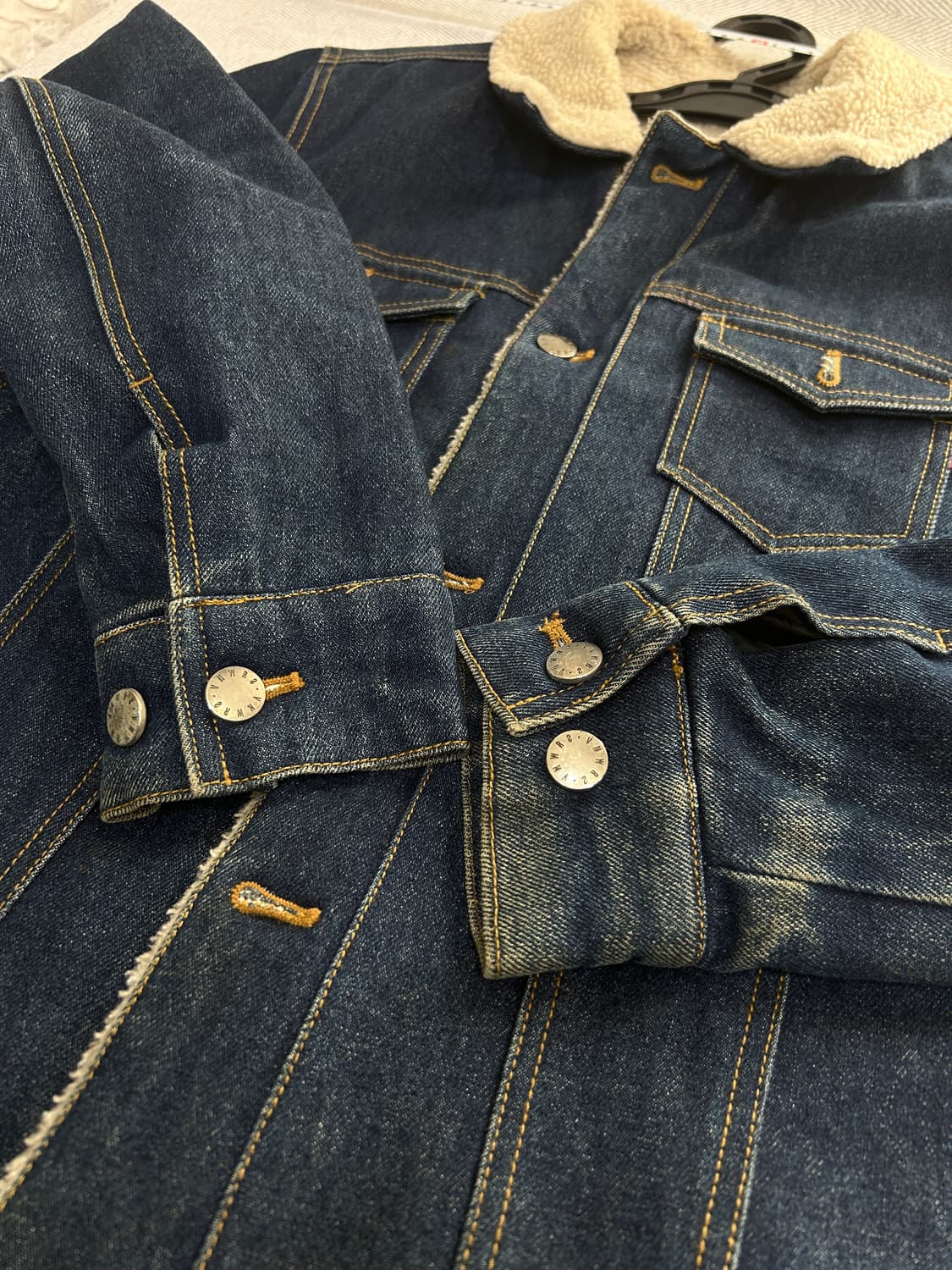 밴웍스 쉐르파 데님자켓 남성 M 상품이미지9