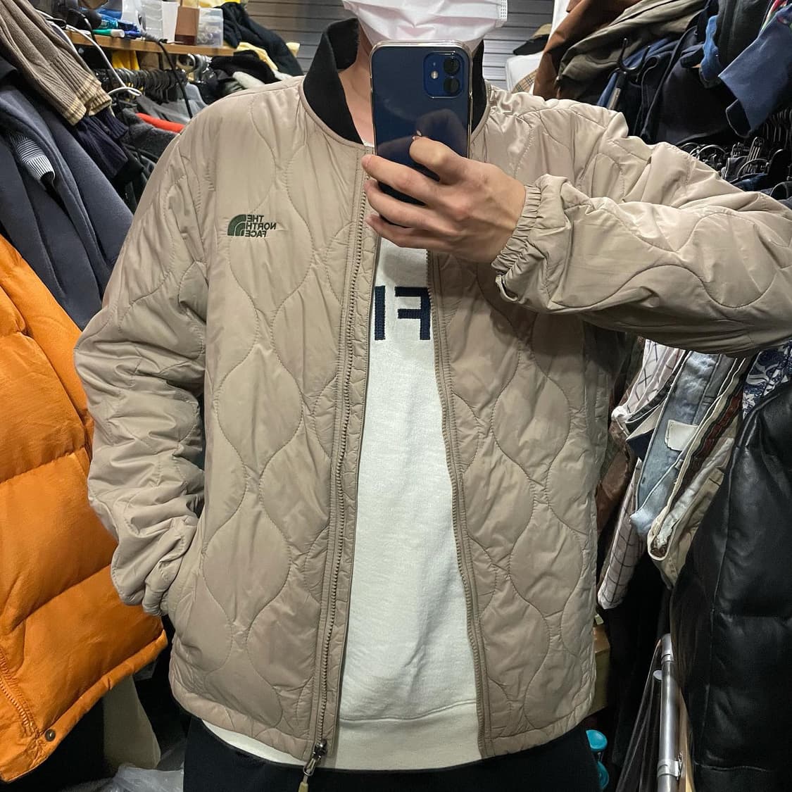 노스페이스 퀼팅 깔깔이 상품이미지1