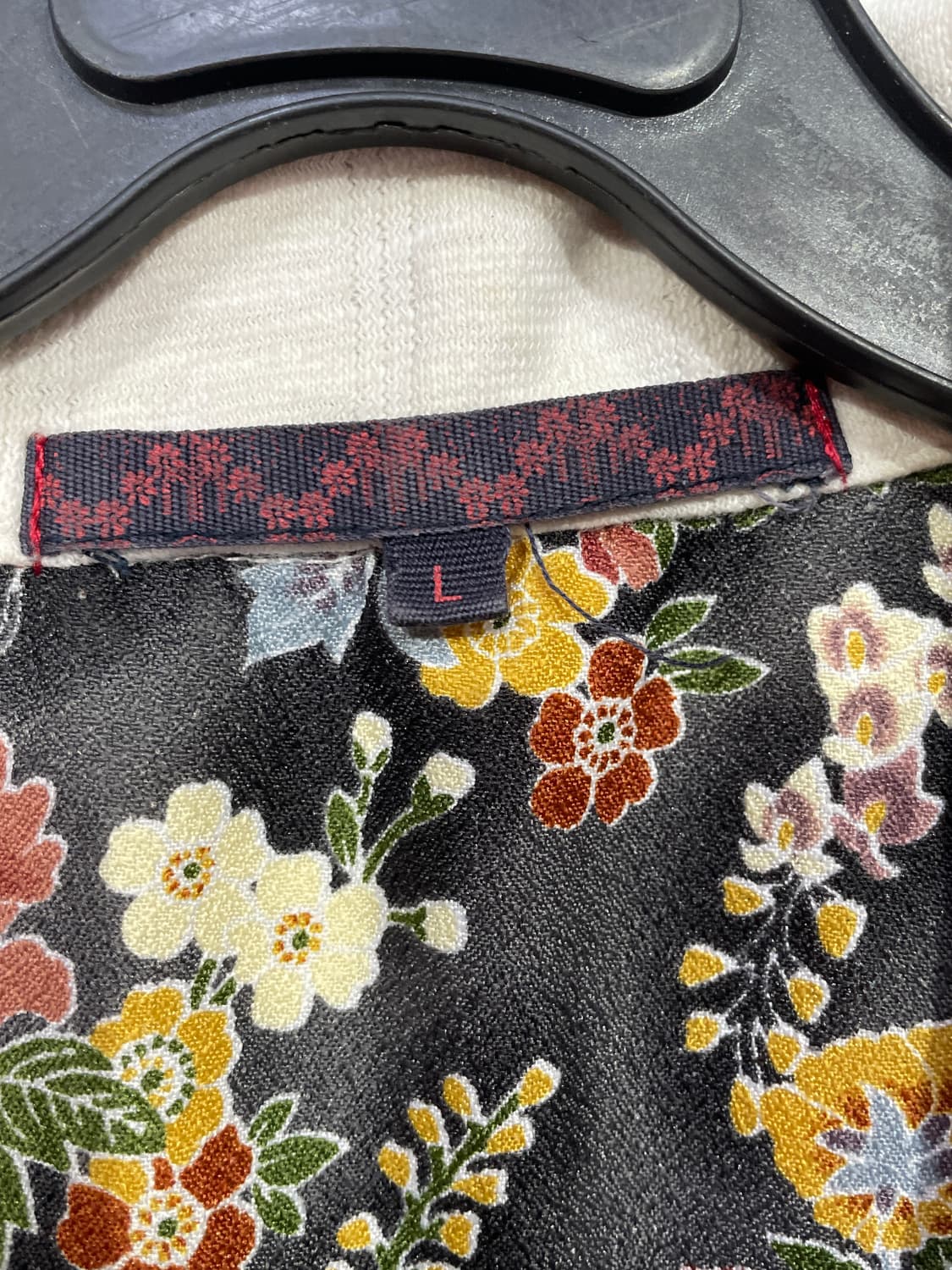 일본빈티지 오리엔탈 자수 반팔 티셔츠 L 상품이미지10