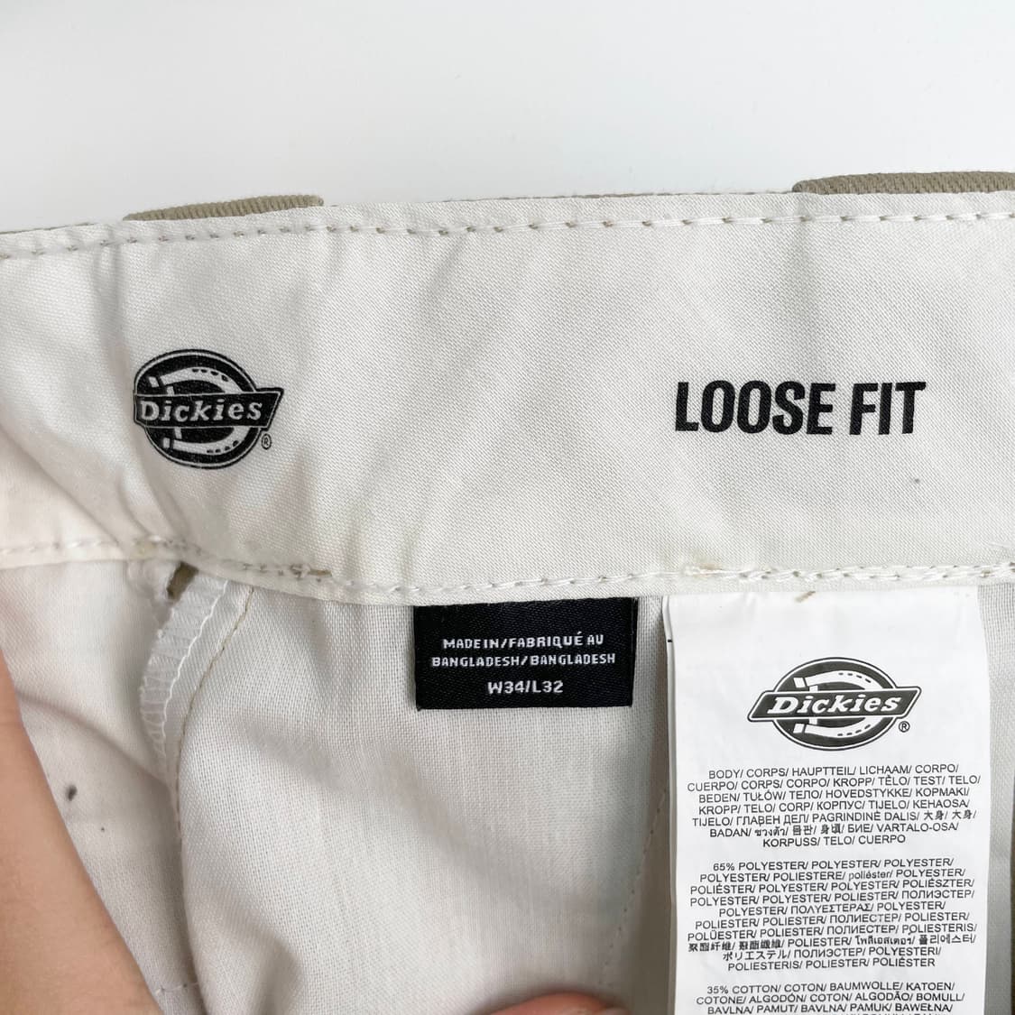 F2 디키즈(Dickies) 루즈핏 워크 팬츠 34사이즈 상품이미지5