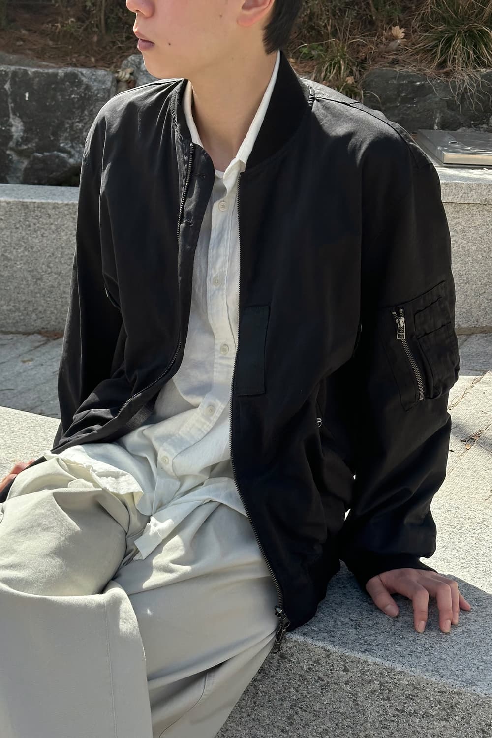 (2) 이얼즈어고 옴브레 Ma-1 리버서블 자켓 상품이미지2