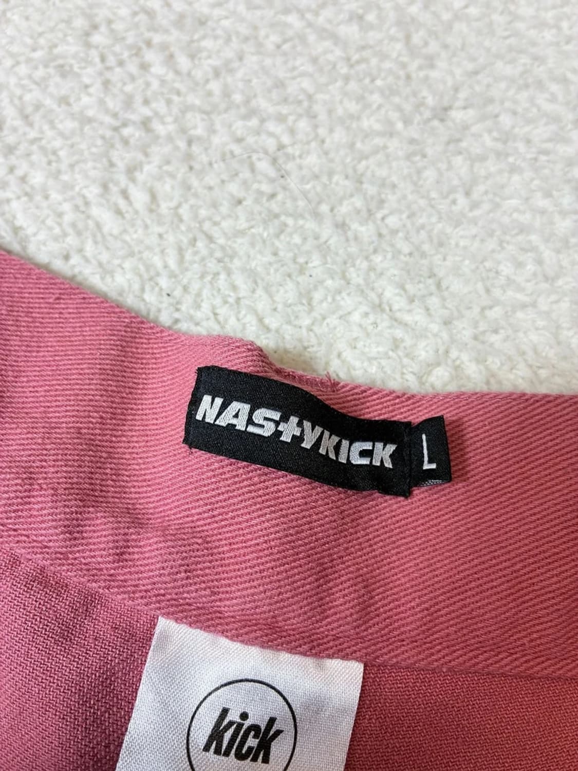 네스티킥 Y2K 핑크코랄 카고 팬츠 PN7787 상품이미지9