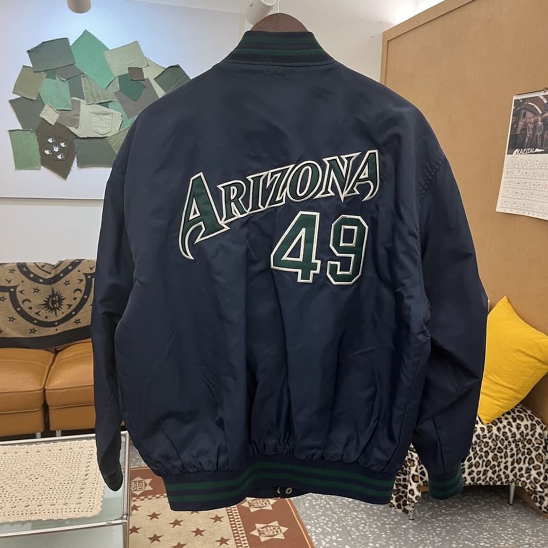 MLB 올드스쿨 레트로 90's 애리조나 바시티 자켓 95 C09854 상품이미지4