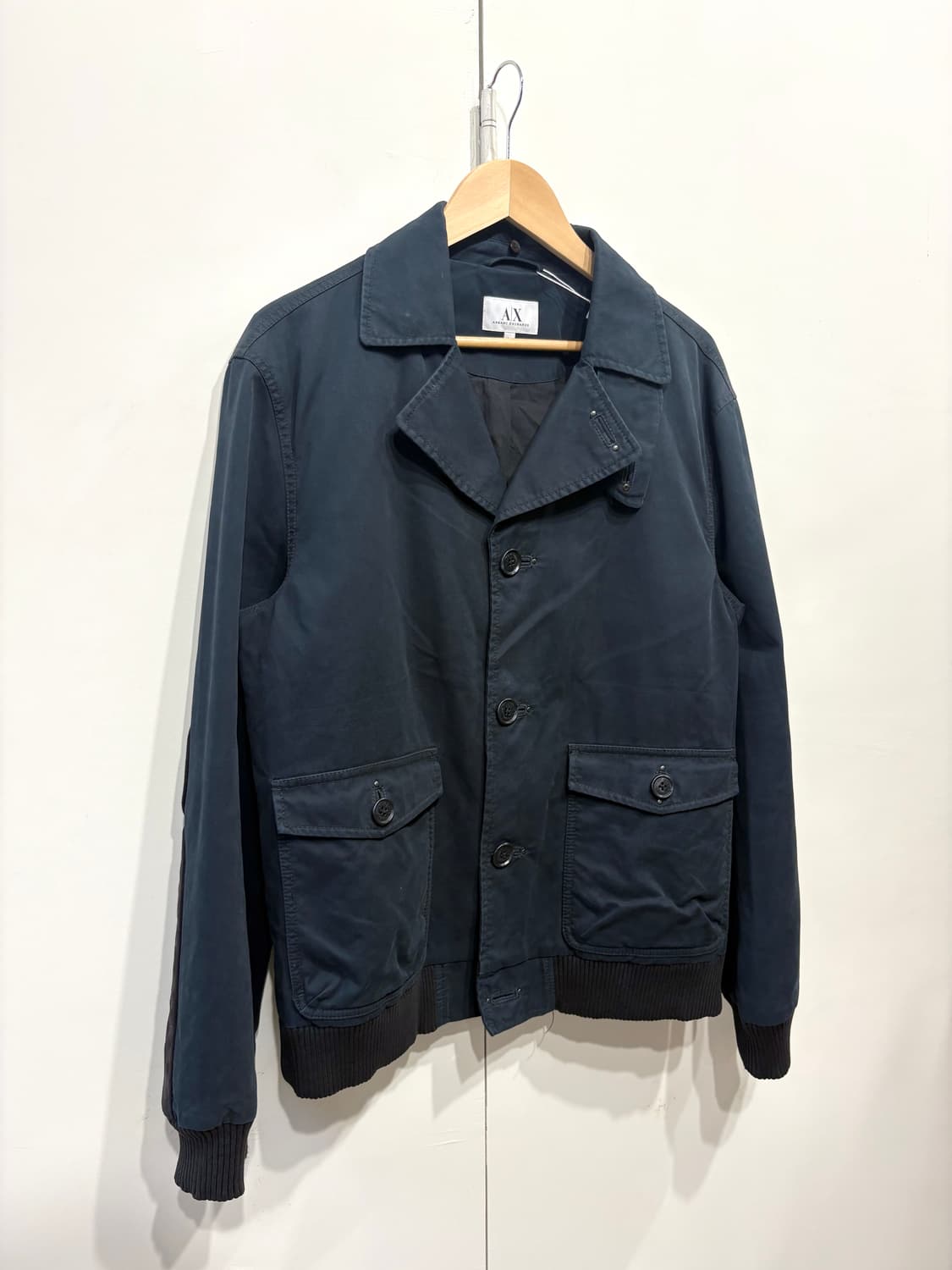 아르마니 익스체인지 엘보우 패치 워크 자켓 상품이미지2