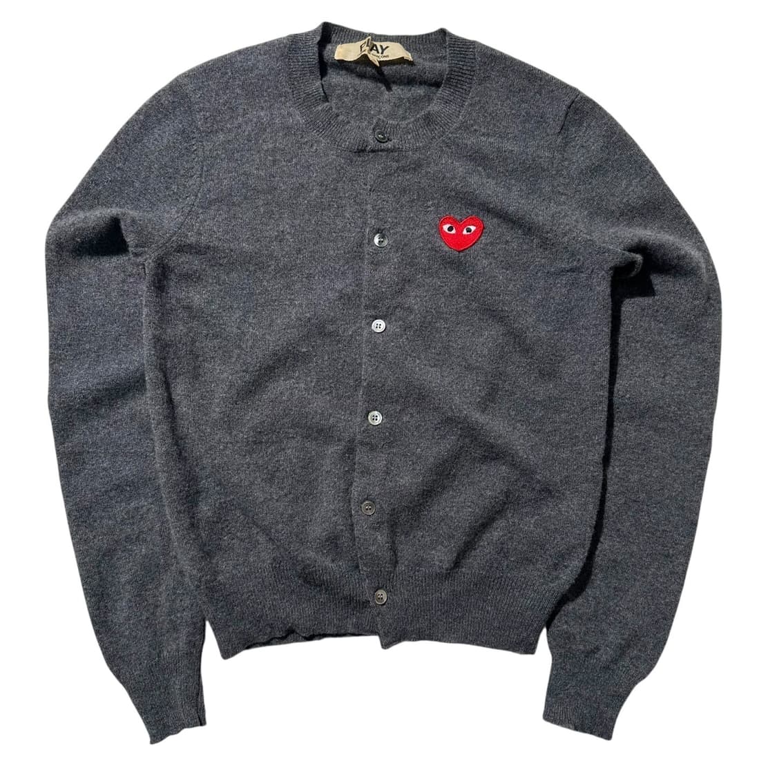 꼼데가르송 플레이 하트와펜 라운드 니트 가디건 상품이미지1