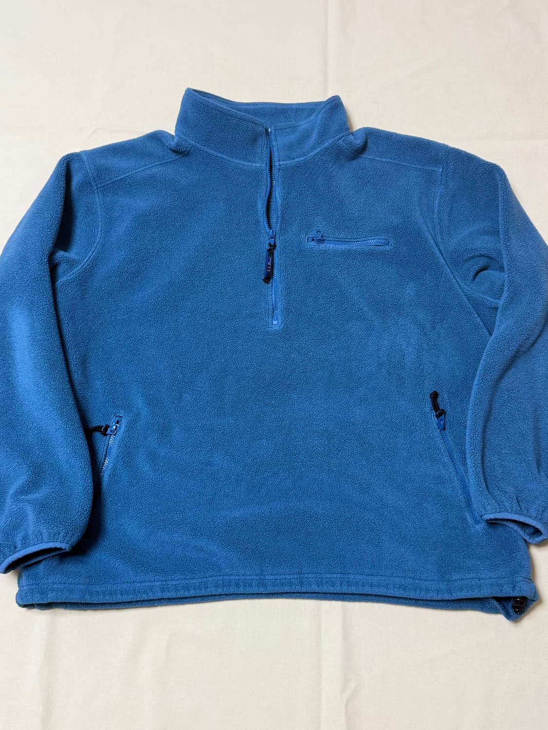 엘엘빈 헤비 플리스 풀오버 블루 90s 상품이미지3