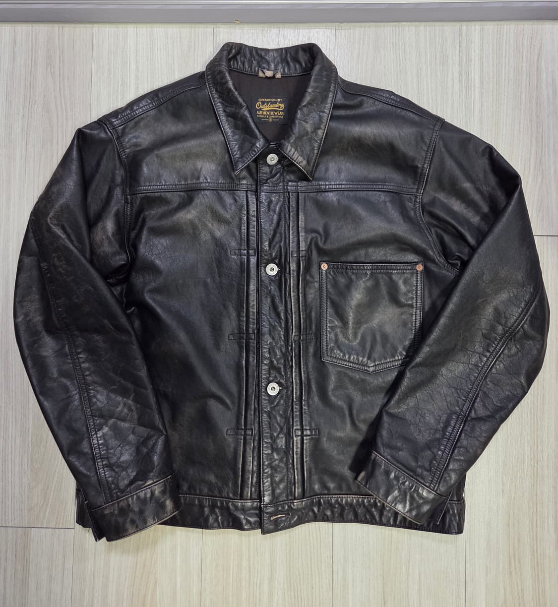 아웃스탠딩 대전판 레더자켓 m 상품이미지1