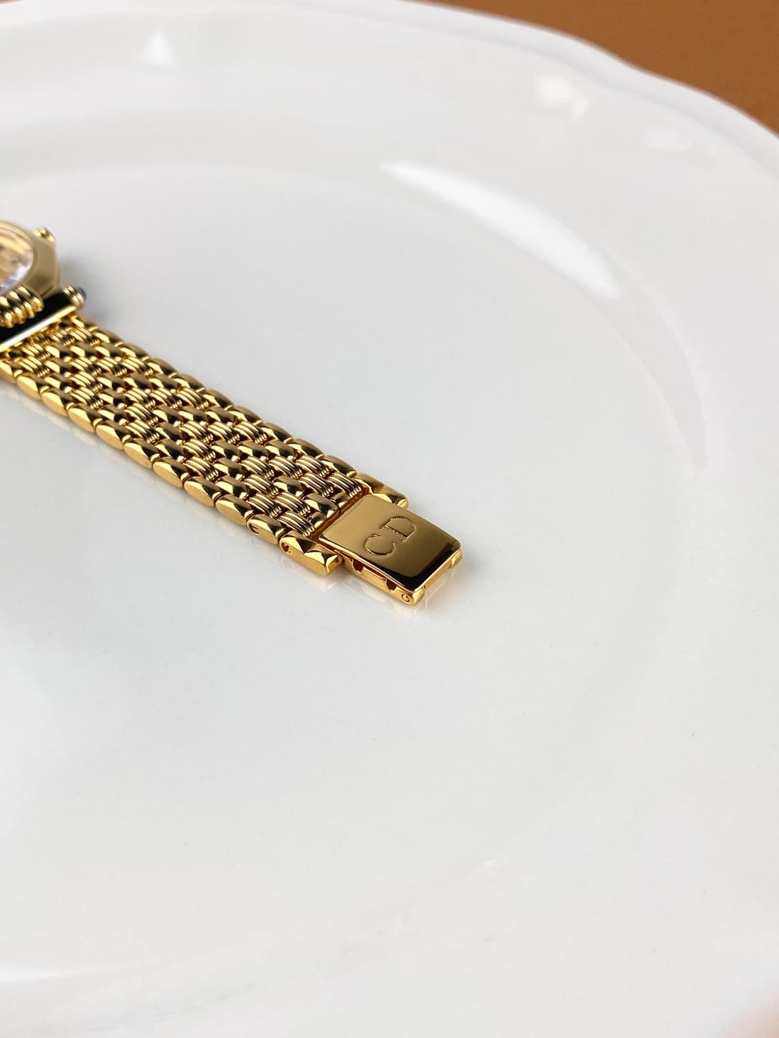 DIOR round octagon gold watch 상품이미지7