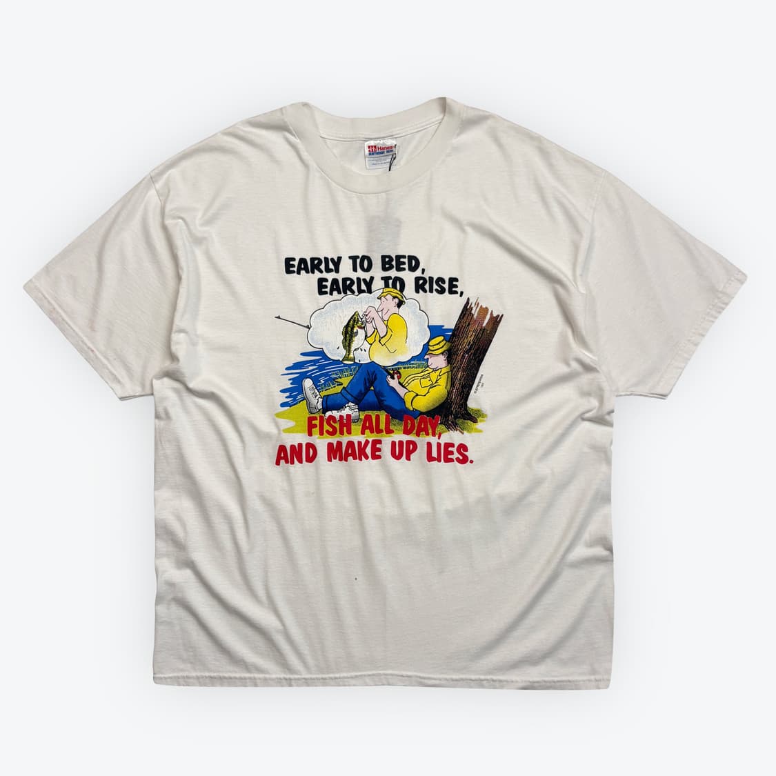 [XL] Hanes EARLY TO BED T-shirt 상품이미지1