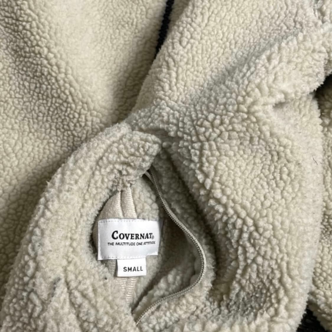 커버낫 빅로고 리버시블 플리스 자켓y 5412 상품이미지3