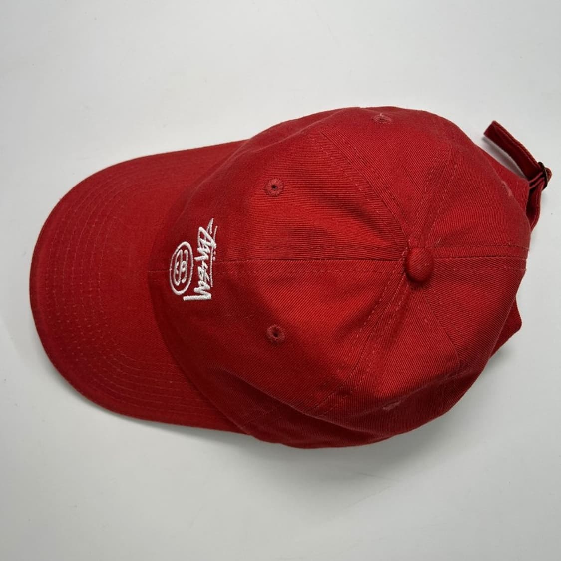 스투시 스탁 로우 프로 캡 레드 상품이미지3