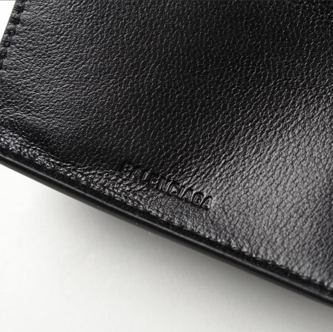 발렌시아가 여성 그레인 레더 폴딩 반지갑 상품이미지6