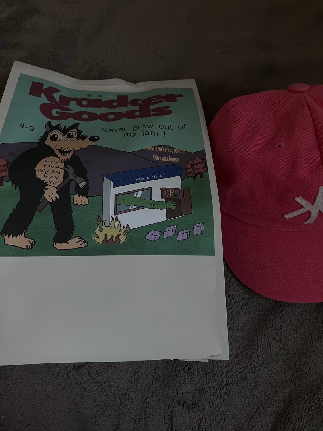 크래커하우스 볼캡 핑크 상품이미지2